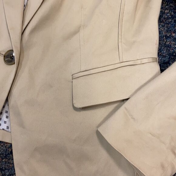 Attention Tan Blazer sz. 10 - Picture 2 of 7